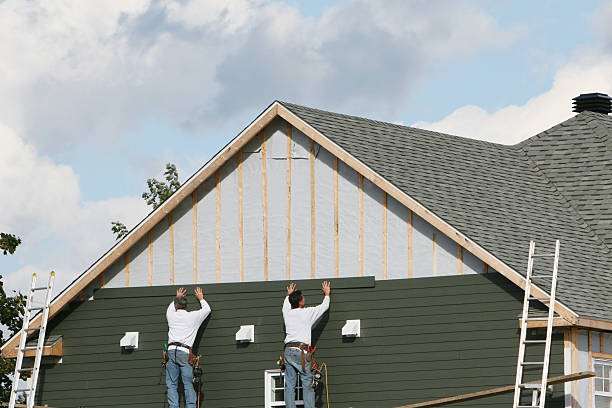 Professional Siding Replacement technician working in Columbia, PA